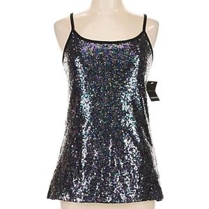 Torrid Sequin & Rhinestone Holiday Tank New Plus Size Large